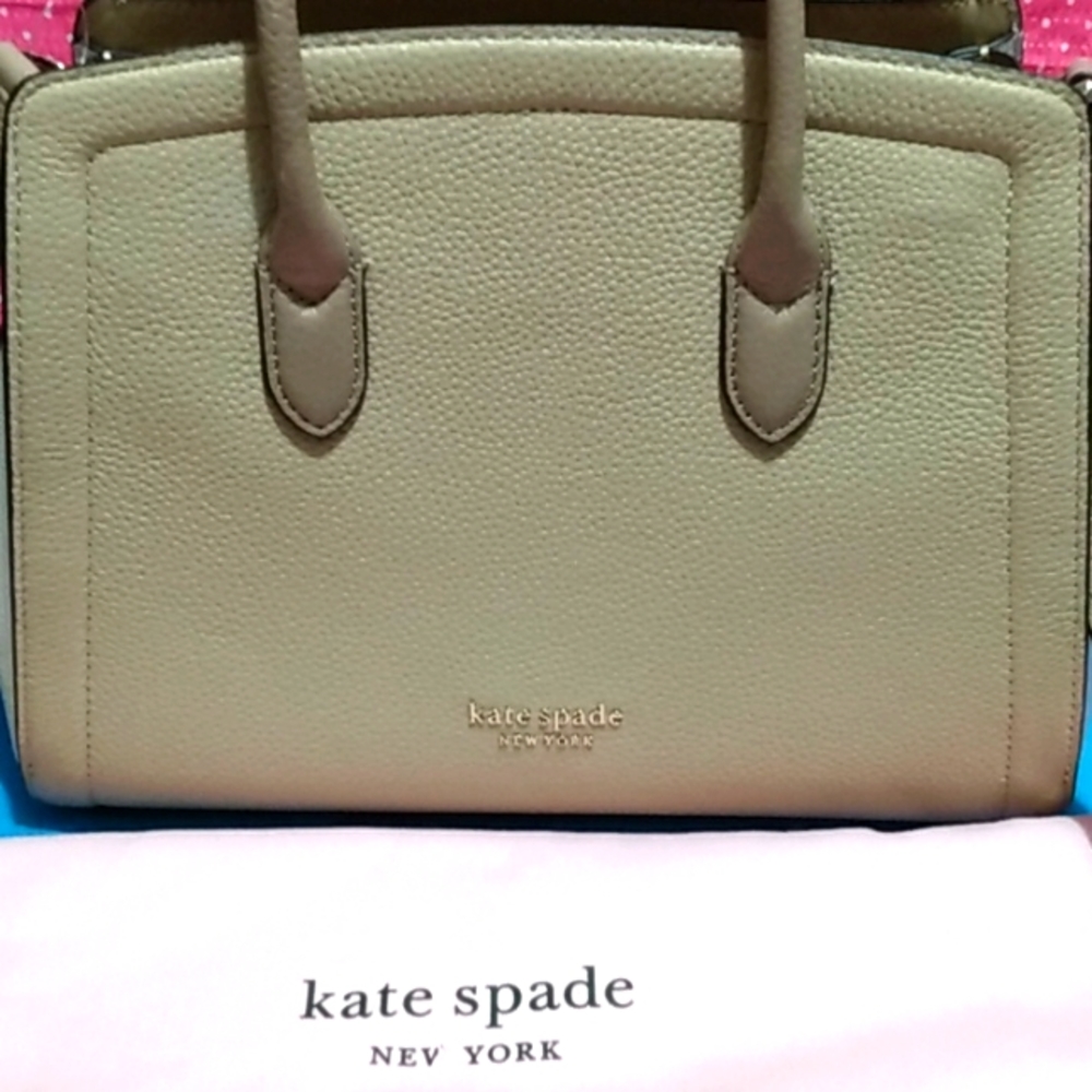 Kate Spade New York  Knott Pebble Leather Satchel  Crossbody Purse Handbag NWT!!